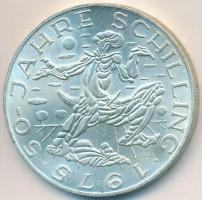Ausztria 1975. 100Sch Ag "50 éves a Schilling" T:2
Austria 1975. 100 Schilling Ag "5...