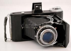 Zeiss Ikon Ercona Prontor-S fényképezőgép Novonar Anastigmat 4.5/110 objektívvel, jó állapotban, bőr...