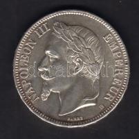 Franciaország 1870BB 5Fr Ag III.Napóleon T:2+