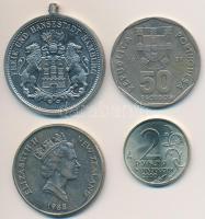 4db-os hajó motívumú érme tétel: Új-Zéland 1988. 50c Cu-Ni "Endeavour" + Portugália 1989. 50E Cu-Ni "Vitorláshajó" + Oroszország 2000. 2R Cu-Ni-Zn "Murmanszk" + Németország DN "Wapen von Hamburg" fém emlékérem füllel (34,5mm) T:1-,2 4pcs of coins in ship topic: New Zealand 1988. 50 Cents Cu-Ni "Endeavour" + Portugal 1989. 50 Escudos Cu-Ni "Sailboat" + Russia 2000. 2 Rubles Cu-Ni-Zn "Murmansk" + Germany ND "Wapen von Hamburg" metal medallion with ear (34,5mm) C:AU,XF