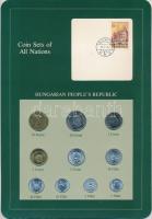 1983. 2f-20Ft 10xklf db, "Coin Sets of All Nations" forgalmi szett felbélyegzett kartonlap...