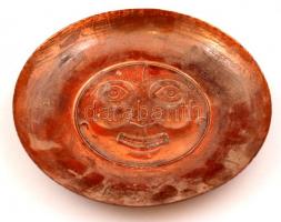 Vegyes bolha tétel: Iparművészeti Vállalatos fém tálka, Mocca márkájú régi tartó, porcelán és kerámi...