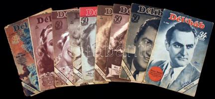 1944 A Délibáb c. magazin újság 9 db száma