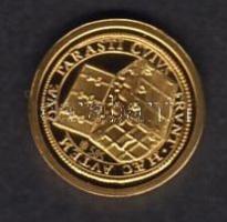 Németország "Germanische Museum" mini variáns 1/20 Unze Au 14K T:PP Tanúsítvánnyal