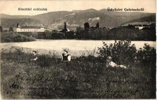 Geletnek, Hliník nad Hronom; Kincstári erdészlak / view with forestry house