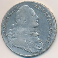 Német Államok / Bajorország 1772A Tallér Ag "III. Miksa" Amberg (28g) T:2-,3 juszt., ph. German States / Bavaria 1772A Taler Ag "Maximilian III" Amberg (28g) C:VF,F just., edge error