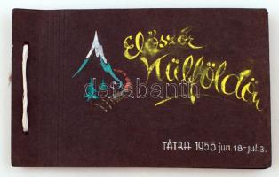 1956 Tátra fotóalbum 29 db feliratozott fotó