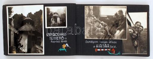 1956 Tátra fotóalbum 29 db feliratozott fotó