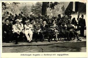 Szeged, Előkelőségek a Széchenyi-téri nagygyűlésen (fl)