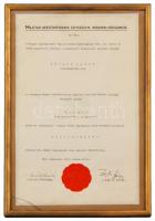 Berán Lajos (1882-1943) 1935. "Dr. Neuschloss-Knüsli Kornél Emlékérem 1935 / Kiváló Művészeti M...