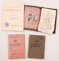 1939-1980 4 db különféle vezetői engedély