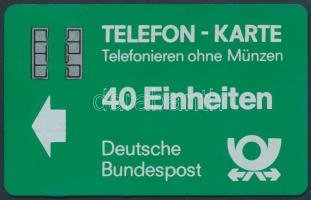 Német próba telefonkártya / German tester phone card. Bonn, Aachen.