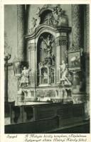 Szeged, A Mátyás király templom Fájdalmas Szűzanya oltára, Csányi Károly felvétele