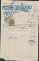 1905 Szeged, Engel Lajos nyomda fejléces számla