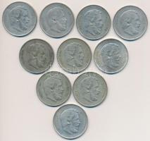 1947. 5Ft Ag "Kossuth" (10x) T:2-,3