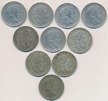 1947. 5Ft Ag "Kossuth" (10x) T:2-,3