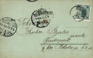 Fulnek, Comeniusschule; Kunstverlag Max Friedländer, litho