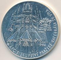 Csehország 1994. 200K Ag "Prágai érsekség 650. évfordulója és a Szent Vitus-székesegyház" ...