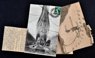 Manouba, De Navigation Mixte / ship (glued back side)