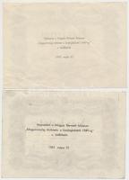 1967. 100Ft "Kossuth-bankó" "Magyar Nemzeti Múzeum" kiállításán nyomtatott focsi...