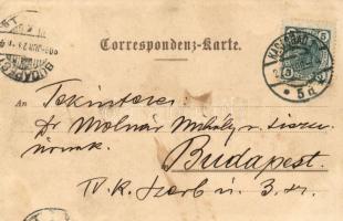 Karlovy Vary, Karlsbad; Mühlbrunn Colonnade, litho s: Hawlicek