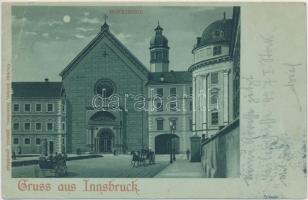 Innsbruck, Hofkirche / church, Ottmar Zieher litho (fa)