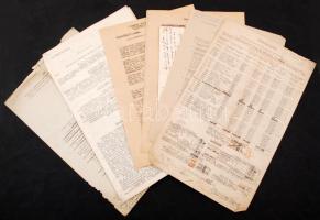 200 db régi irat az 1950-es évekből