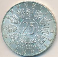 Ausztria 1962. 25Sch Ag "Anton Bruckner" T:2 
Austria 1962. 25 Schilling Ag "Anton B...