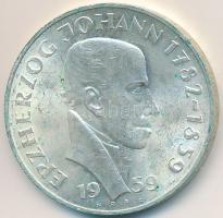 Ausztria 1959. 25Sch Ag "Johann főherceg" T:2 Austria 1959. 25 Schilling Ag "Archduke Johann" C:XF