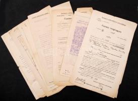 200 db régi irat az 1950-es évekből