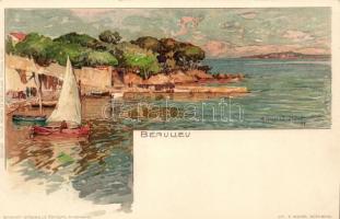 Beaulieu, Carte Postale Artistique de Velten No. 456 litho  s: Manuel Wielandt