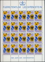Fogyatékkal élők nemzetközi éve kisív International Year of People with Disabilities mini sheet