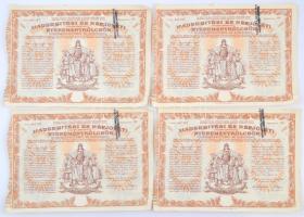 Budapest 1917. "Hadsegítési és Népjóléti nyereménykölcsön" nyereménykötvény 40K-ról, szára...