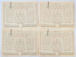 Budapest 1917. "Hadsegítési és Népjóléti nyereménykölcsön" nyereménykötvény 40K-ról, szára...