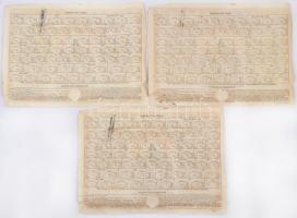 Budapest 1917. "Hadsegítési és Népjóléti nyereménykölcsön" nyereménykötvény 40K-ról, szára...