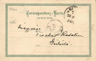 1899 Vienna, Wien; Stefanskirche, Postkartenverlag Frank No. 2169. / church, litho (Rb)