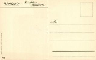 Dresden, Augustusbrücke, Velten's Künstler-Postkarte 165. litho s: Kley