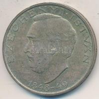 1948. 10Ft Ag "Széchenyi" T:2- patina