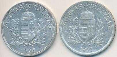 1926-1927. 1P Ag (2x) T:2,2-