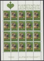 Hagyományos alpesi eszközök kisívsor Traditional alpine equipments minisheet set