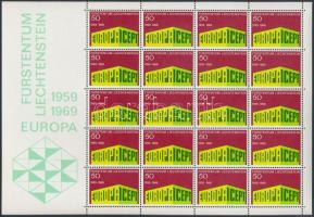 Europa CEPT kisív Europa CEPT minisheet