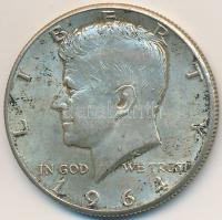 Amerikai Egyesült Államok 1964. 1/2$ Ag "Kennedy" T:2- USA 1964. 1/2 Dollar Ag "Kennedy" C:VF Krause KM#202