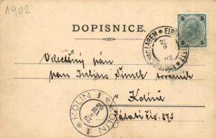 Sazela má mila fialicku; Nakladem Josefa Svaba / Czech folklore, litho