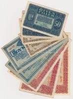 18db-os vegyes magyar korona bankjegy tétel T:vegyes