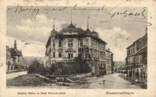 Besztercebánya Bethlen Gábor és Deák Ferenc utca, Walter Adolf és Társai kiadása / street (b)