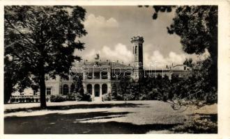 Radvány - 2db városképes lap: strand és kastély szálló / 2 old HUngarian postcards, beach, castle ho...