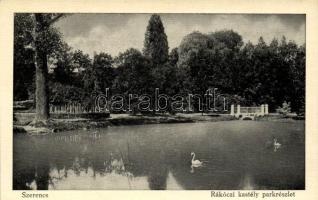 Szerencs - 2 db városképes lap: kastély, cukorgyár, templom / 2 old Hungarian postcards, castle, sugar factory, church