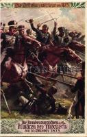 Die Berteiungskriege von 1813; Bund der Deutschen in Böhmen Bundeskarte 239. / German military art postcard s: R. Assmann(EB)