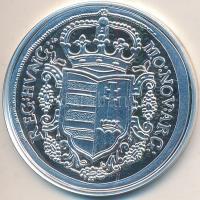 DN "Magyar tallérok utánveretben - Rákóczi féltallérja 1706" Ag emlékérem tanúsítvánnyal (...