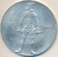 Madarassy Walter (1909-1994) 1976. "II. Rákóczi Ferenc" Ag emlékérem (25,22g/0.800/42,5mm)...